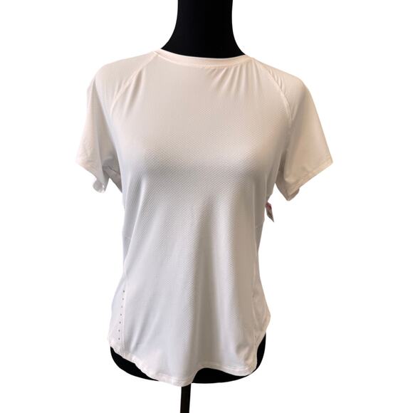 New LAYER 8 NORDSTROM Women's White Performance T-Shirt Size S - Picture 1 of 4